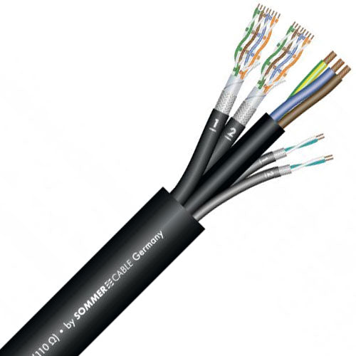 Sommer Cable 501-0191-2 SC-Monocat Power 212 Hybrid Cable, PUR Jacket - per foot