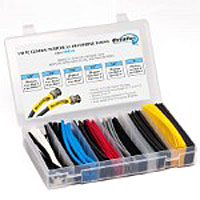 Techflex HSK3 - 3:1 Polyolefin Heatshrink Tube Kit, 6 sizes, 110 pieces 6" length - Multi-Color