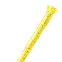 Techflex KVN0.25 Kevlar Sleeving 1/4" (1/8"-5/16") Yellow - 50 FT Spool