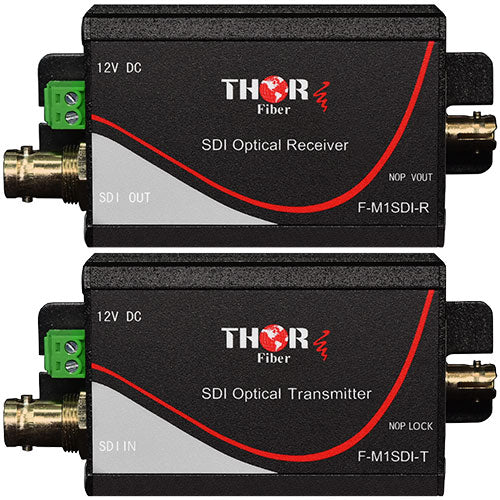 Thor F-M1SDI-TX/RX 1Ch HD-SDI over Fiber Extender Kit