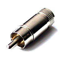RCA Male Cable End