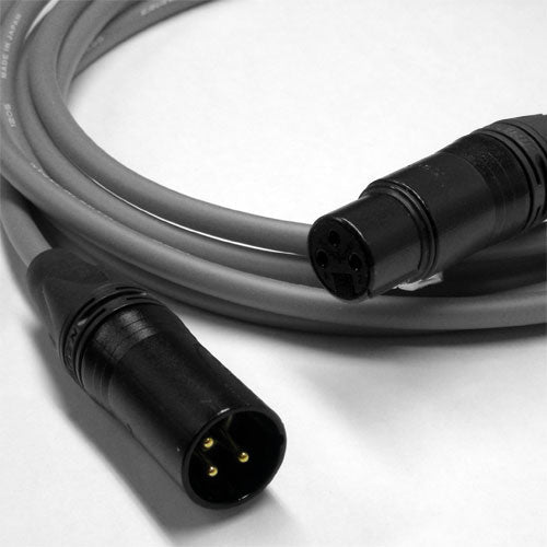 Canare Star Quad XLR Microphone Cable Black/Gold 100 FT