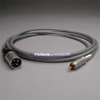 Canare Star Quad Audio Cable XLR Male to RCA Male 2 FT