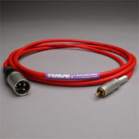 Canare Star Quad Audio Cable XLR Male to RCA Male 50 FT