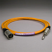 Canare Star Quad Audio Cable XLR Male to 1/4" TS Male 2 FT