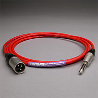 Canare Star Quad Audio Cable XLR Male to 1/4" TS Male 50 FT