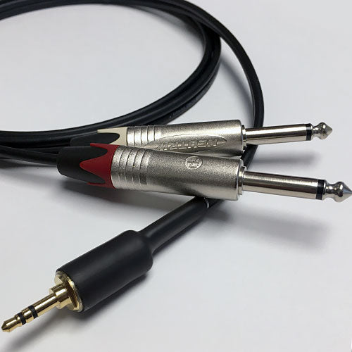 Flexygy Premium Stereo Audio Cable 3.5MM TRS to 2 1/4" TS 35 FT