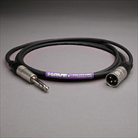 Canare Star Quad Audio Cable XLR Male to 1/4" TRS Male 6 FT