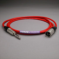Canare Star Quad Audio Cable XLR Male to 1/4" TRS Male 6 FT