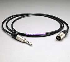 Canare Star Quad Audio Cable XLR Male to 1/4" TRS Male 10 FT