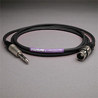 Canare Star Quad Audio Cable XLR Female to 1/4" TRS Male 2 FT