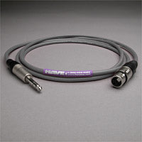 Canare Star Quad Audio Cable XLR Female to 1/4" TRS Male 2 FT