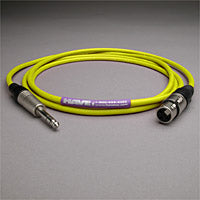 Canare Star Quad Audio Cable XLR Female to 1/4" TRS Male 2 FT