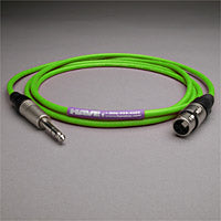 Canare Star Quad Audio Cable XLR Female to 1/4" TRS Male 10 FT