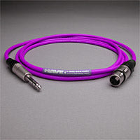 Canare Star Quad Audio Cable XLR Female to 1/4" TRS Male 10 FT