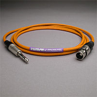 Canare Star Quad Audio Cable XLR Female to 1/4" TRS Male 25 FT