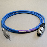 Canare Star Quad Audio Cable XLR Female to 3.5mm TRS Male 6 FT