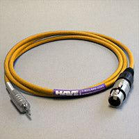 Canare Star Quad Audio Cable XLR Female to 3.5mm TRS Male 6 FT