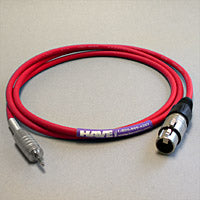 Canare Star Quad Audio Cable XLR Female to 3.5mm TRS Male 10 FT