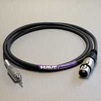 Canare Star Quad Audio Cable XLR Female to 3.5mm TRS Male 15 FT