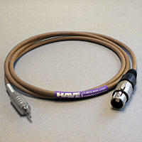 Canare Star Quad Audio Cable XLR Female to 3.5mm TRS Male 15 FT