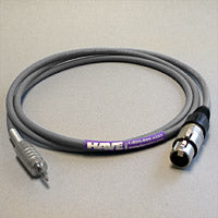 Canare Star Quad Audio Cable XLR Female to 3.5mm TRS Male 50 FT