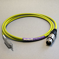 Canare Star Quad Audio Cable XLR Female to 3.5mm TRS Male 50 FT