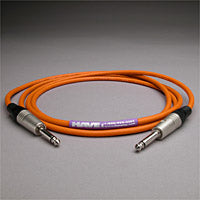 Canare Star Quad Audio Cable 1/4-inch TS Male to TS Male 2 FT