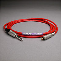 Canare Star Quad Audio Cable RCA Male to 1/4-inch TS Male 6 FT