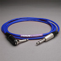 Canare Star Quad Audio Cable - 1/4" TS to 1/4" TS Right Angle - 50 FT