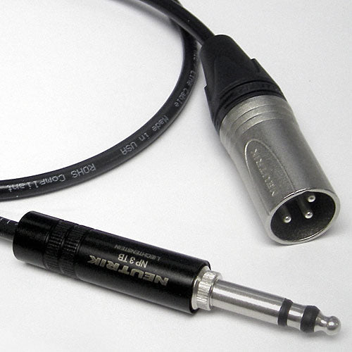 FLEXYGY 1/4" Patch Audio Adapter Cable to XLR Male, 20 FT