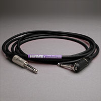 Canare GS-6 Instrument Cable 1/4" TS Male to Right Angle 25 FT