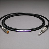 Canare Audio Interconnect RCA Male to 1/4" TS Male 6 FT