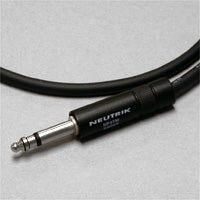 Canare Audio Patch Cable 1/4" Longframe, Black 1 FT