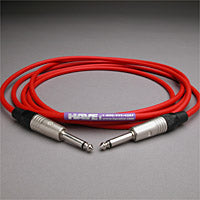 Canare GS-6 Instrument Cable 1/4" TS Male (straight) 2 FT