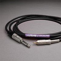 Canare GS-6 Audio Interconnect RCA Male to 1/4" TS Male 25 FT