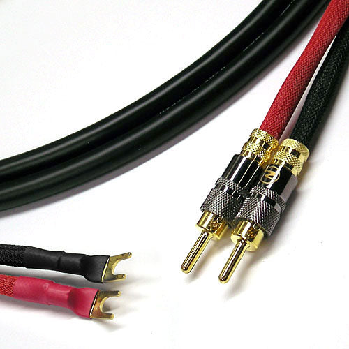Canare 11GA 4S11 Star Quad Speaker Cable Banana to Spade 3 FT