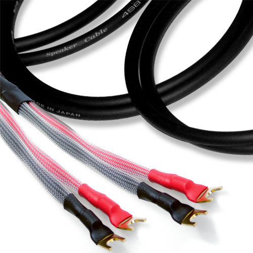 Canare 13GA Star Quad Speaker Cable Spade to Spade 6 FT