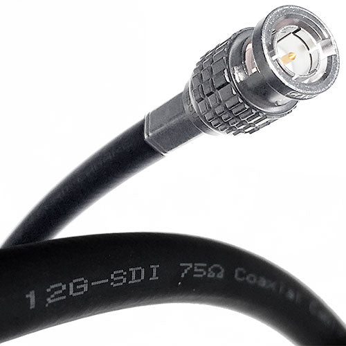 Canare 12G-SDI / 4K UHD 16AWG Single Channel BNC Cable 25 FT