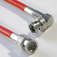 Canare L-5CFW 3G-SDI HD Video Cable BNC-BNC Right Angle 300 FT