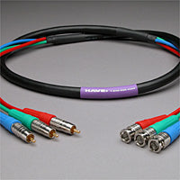 Canare Slim 3-Channel Component Video Cable BNC-RCA 125 FT