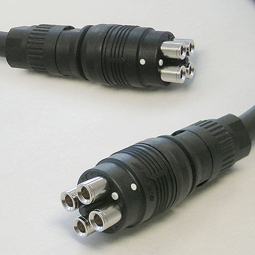 Canare 4K 4-Channel HD-SDI Video Cable DIN Male to DIN Male 8M