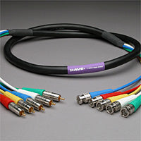 Canare Slim 5-Channel Component Video Cable BNC-RCA 30 FT