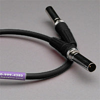 Canare RG59 Video Patch Cable, Standard Patch Plugs 1.5 FT