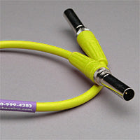 Canare RG59 Video Patch Cable, Standard Patch Plugs 1.5 FT