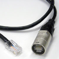 Neutrik Ethercon-RJ45 Cat5e Stranded Patch Cable - 35 ft
