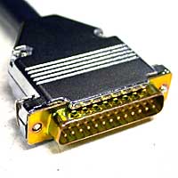 25Pin Dsub Solder Connector Male W/Hood