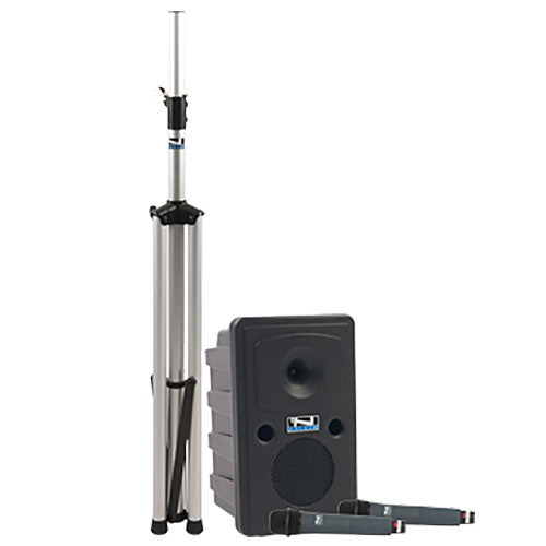 Anchor Audio GG-BPDUAL Go Getter Sound System Basic Package Dual w/Bluetooth + CD/MP3 + 2 Wireless