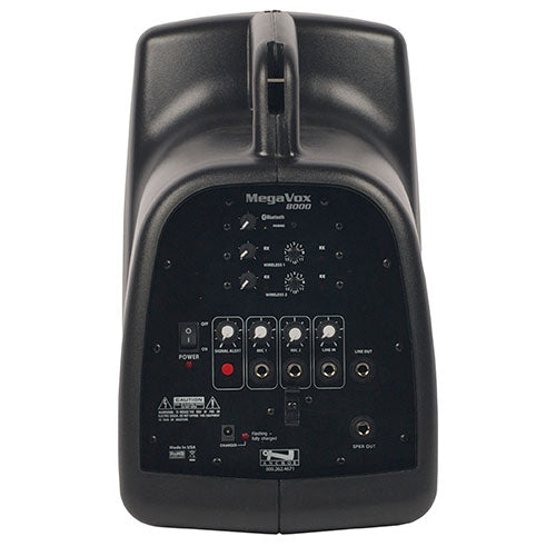Anchor Audio MEGA-8000U2 MegaVox Pro Public Address System w/ Bluetooth + 2 Wireless