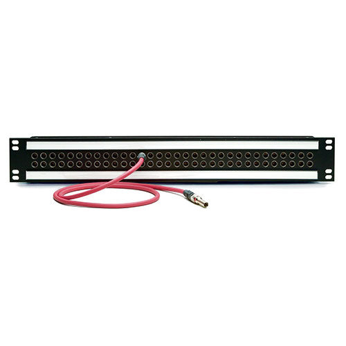 Audio Accessories 2x32 1.5RU Mid-Size Video Patchbay with ADC Normalled, Terminated Jacks